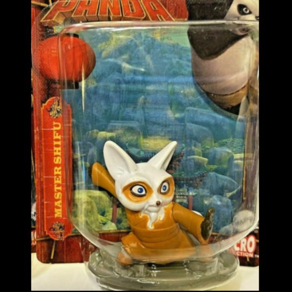 Kung Fu Panda Master Shifu Dreamworks Mattel Micro Collection Figure 2" x 2" - Picture 2 of 4